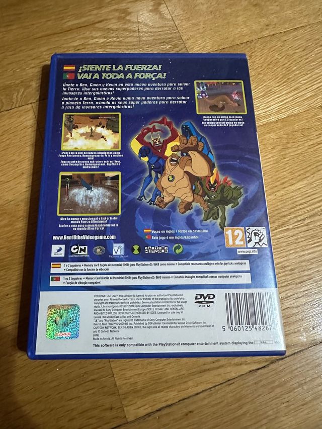 juego play 2 ben 10