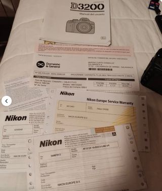 Pack Cámara Réflex D3200 + 3 objetivos Nikon