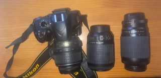 Pack Cámara Réflex D3200 + 3 objetivos Nikon