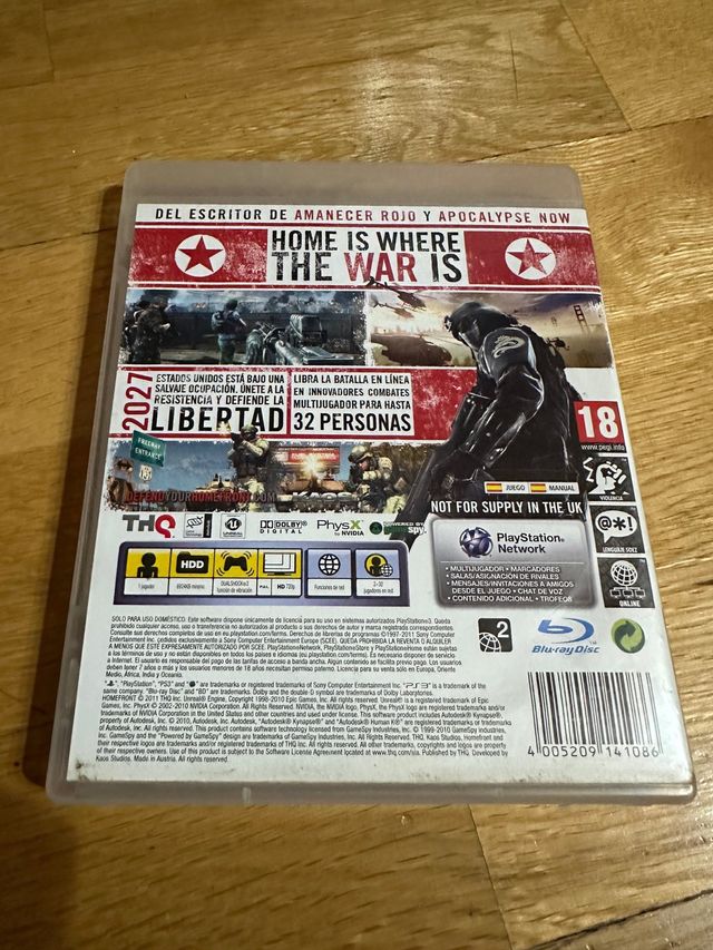 juego play 3 homefront