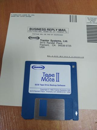 TAPE MATE II Backup Software (Trantor) 