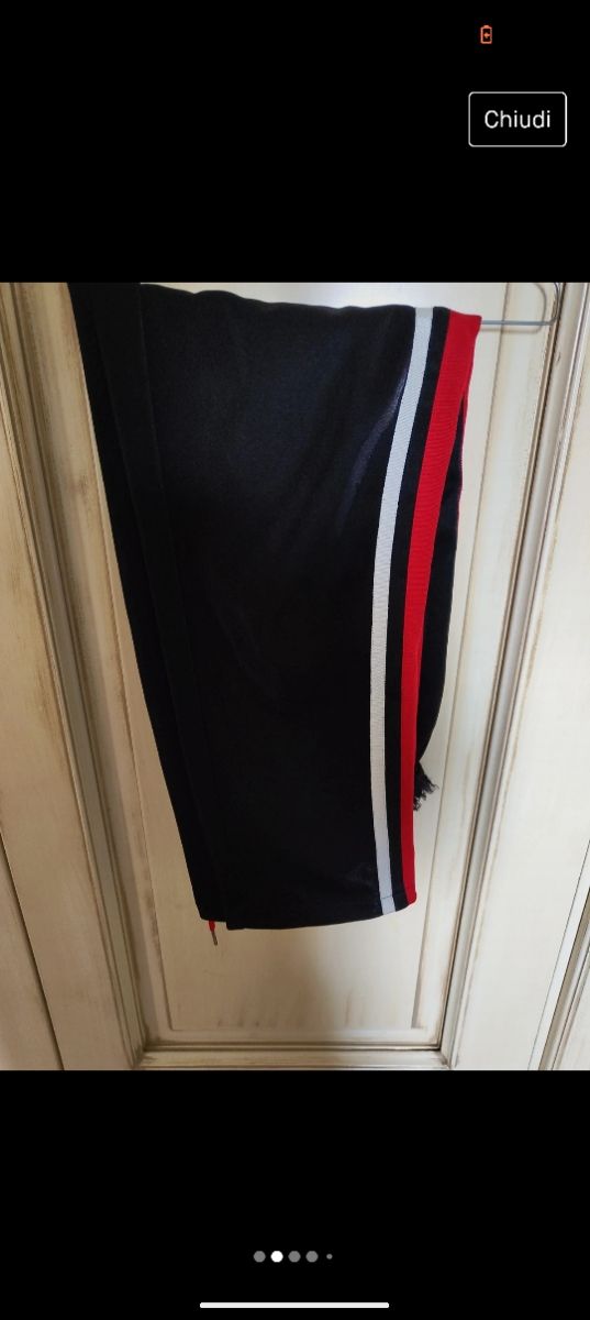 Pantalone tuta "Lotto" con ricami in pizzo