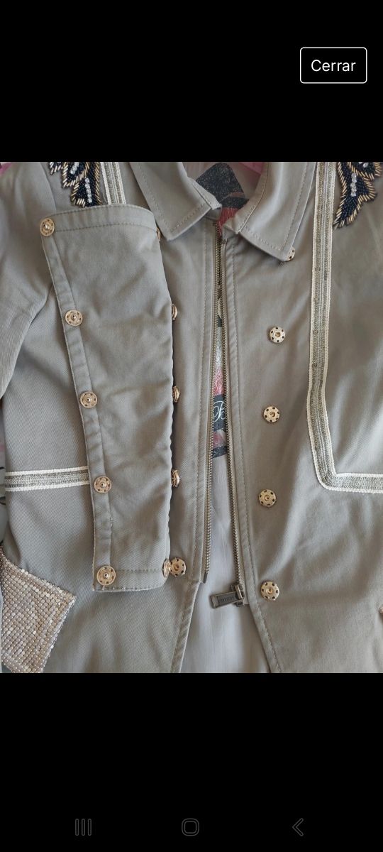 Chaqueta levita holy preppy xs