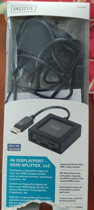 Switch/Commutador 2 puertos HDMI 4k