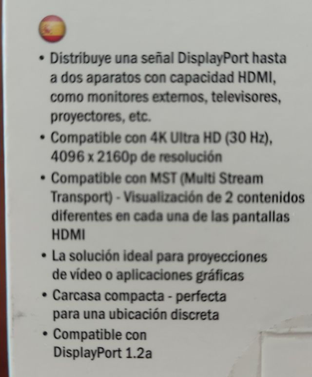 Switch/Commutador 2 puertos HDMI 4k
