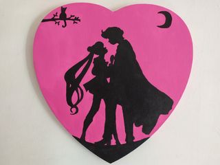 Sailor Moon Quadro Cuadro manga amore corazon