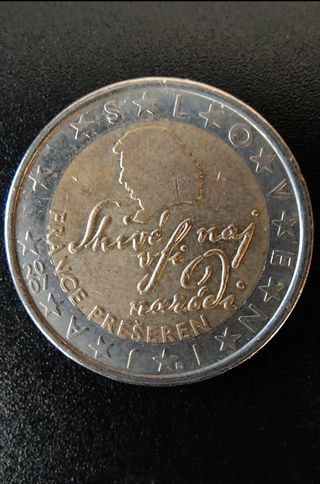Le 2 EURO France Preseren SLOVENIA 2007