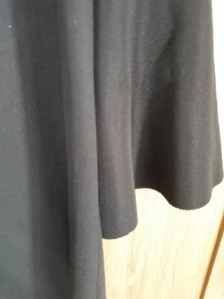 Vestido manga ancha negro · Bershka · M/38 (nuevo)