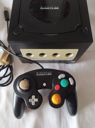 Gamecube consola negra Nintendo