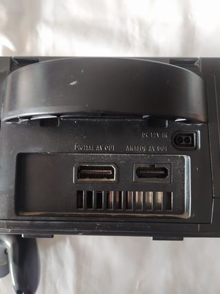 Gamecube consola negra Nintendo