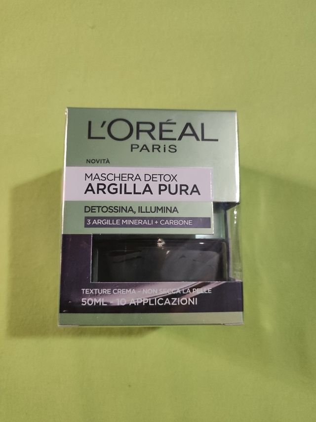 Maschera detox argilla pura