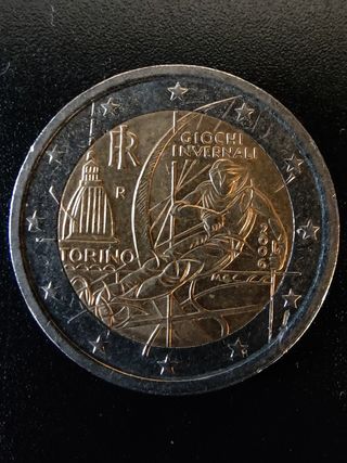 Le 2 EURO giochi olimpici invernali 2006