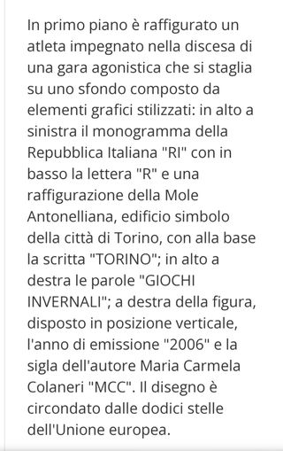 Le 2 EURO giochi olimpici invernali 2006