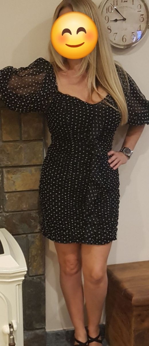 Vestido drapeado Zara