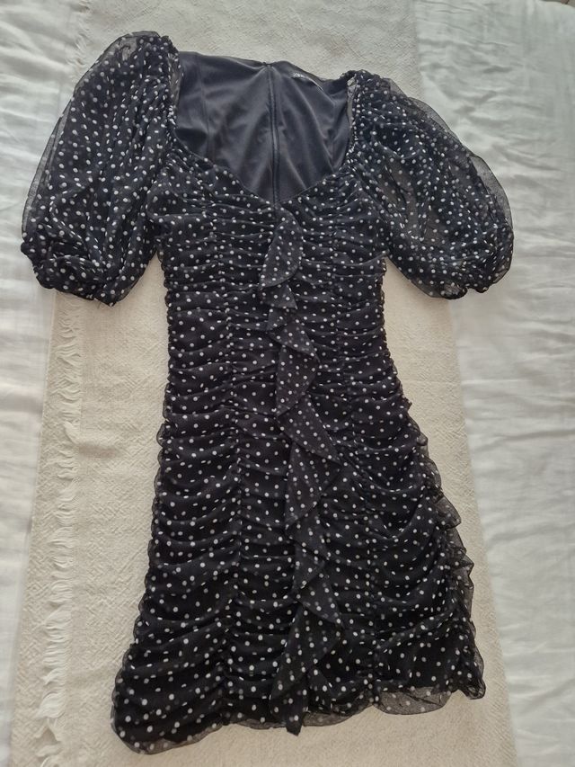 Vestido drapeado Zara