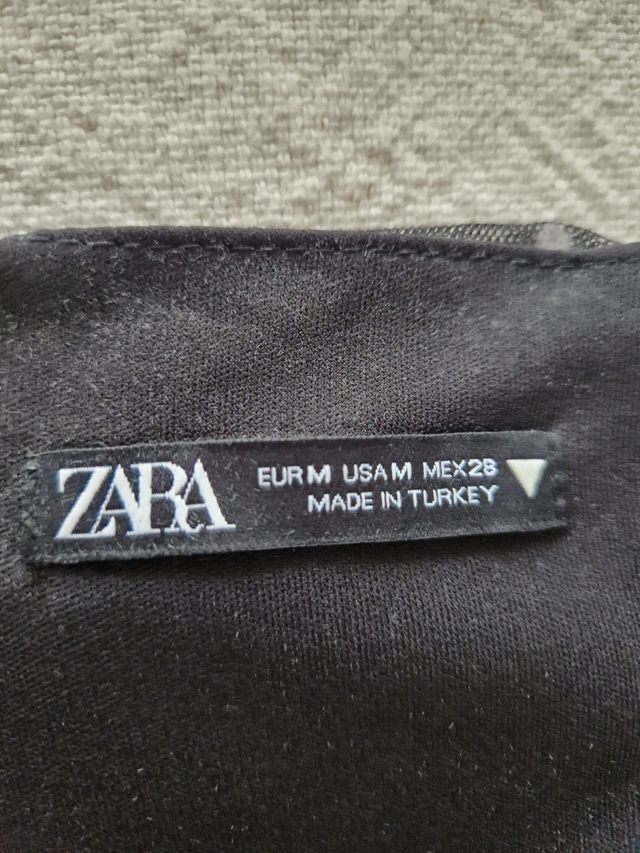 Vestido drapeado Zara