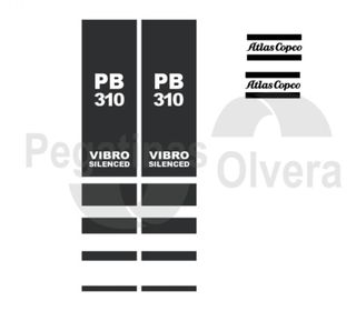 Kit Adhesivos Atlas Copco PB 310
