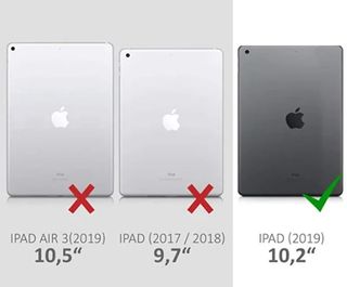 Funda negra de silicona ipad 10.2