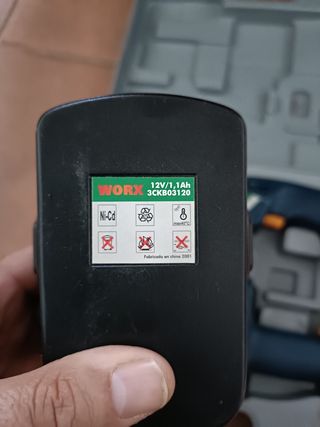 Kit taladro caladora lijadora batería 