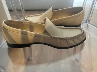 mocasines piel beige