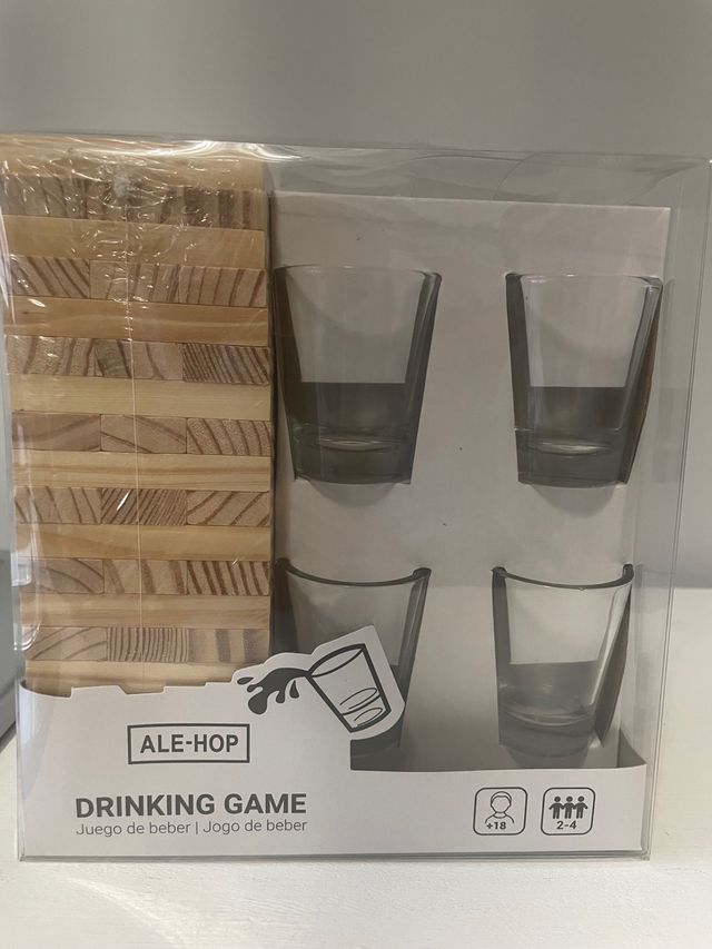 Juego de beber alehop nuevo