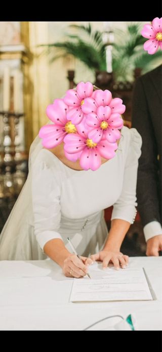Vestido de novia de diseñadora