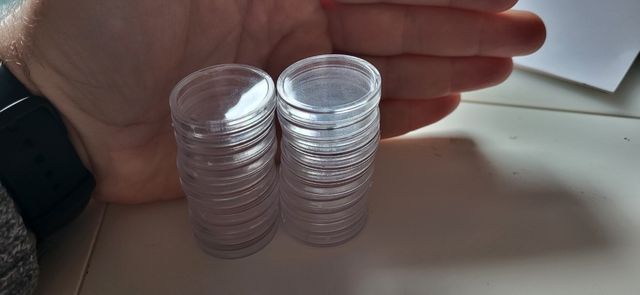 Cápsulas de monedas y tokens de 26 mm