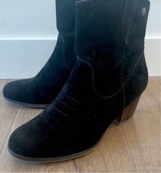 Botin negro campero