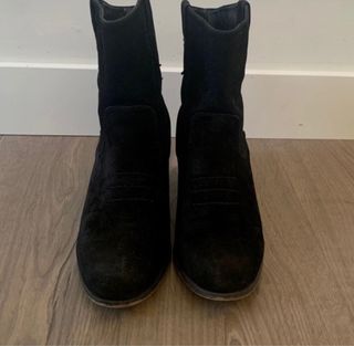 Botin negro campero