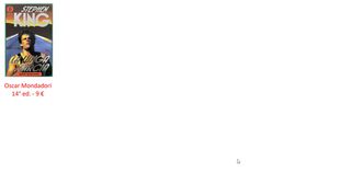 Libri vari Stephen King