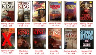 Libri vari Stephen King