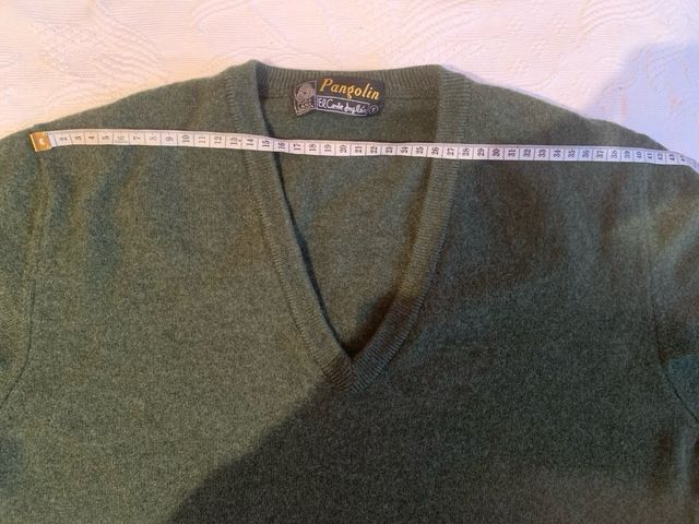 Jersey 100% lana virgen verde austriaco S