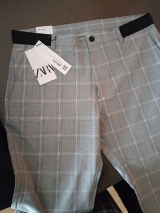 Pantalón vestir cuadros