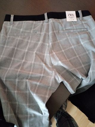 Pantalón vestir cuadros