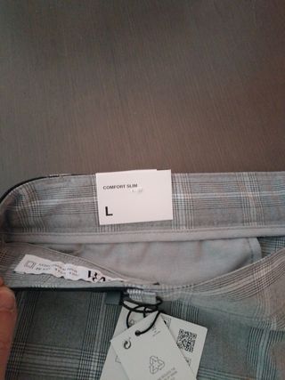 Pantalón vestir cuadros