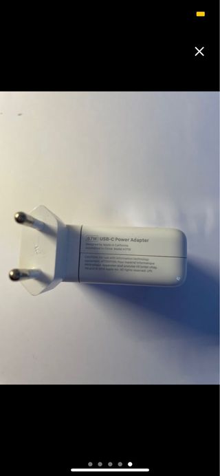 cargador ordenador apple macbook pro 87w 