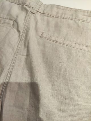 Pantalón corto bermuda Zara cruda 40