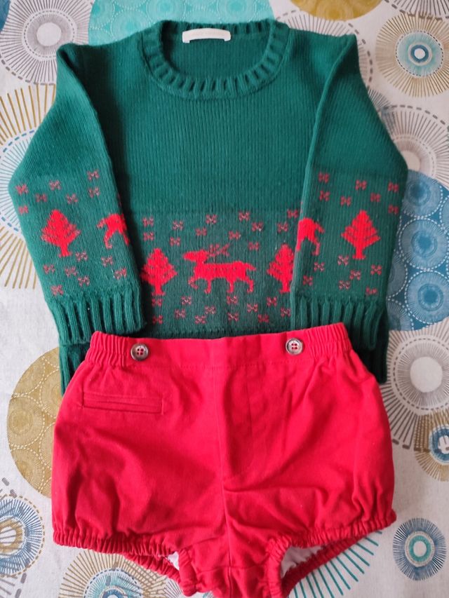 Conjunto 24 meses Verde