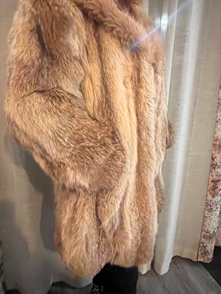 abrigo zorro talla s/m