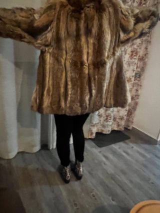 abrigo zorro talla s/m