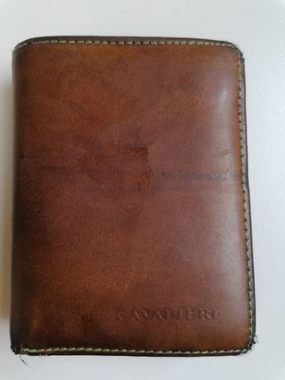 CARTERA  de PIEL marca CAVALIERI