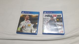 Lote NBA 2K 2019 y fifa 18