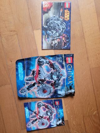 Figuras e peças Lego