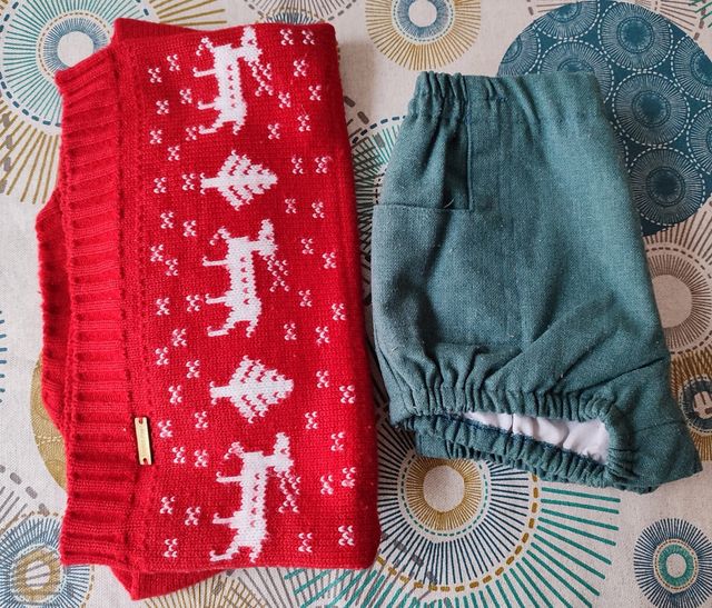 Conjunto 24 meses rojo