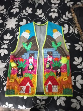 Chaleco Guatemala. Hecho a mano. sin estrenar. 