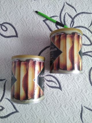 DIY Latas metálicas decoración