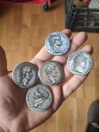 Imanes denarios emperadores romanos