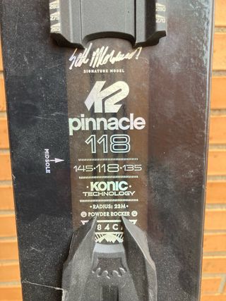 k2 pinnacle ski freeride 1.84