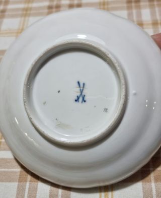 Piatto ceramica Meissen originale