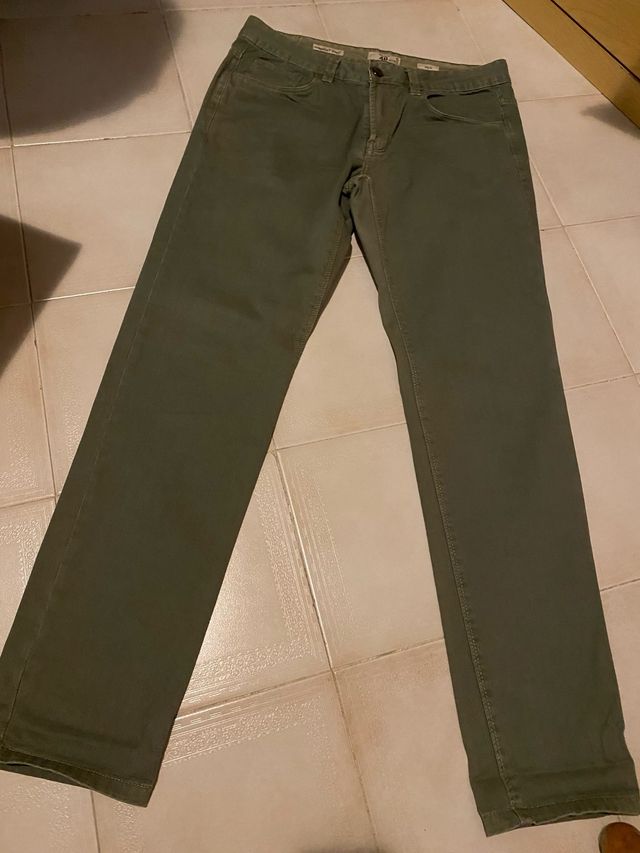 jeans uomo verde